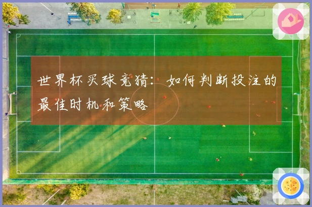 世界杯买球竞猜：如何判断投注的最佳时机和策略